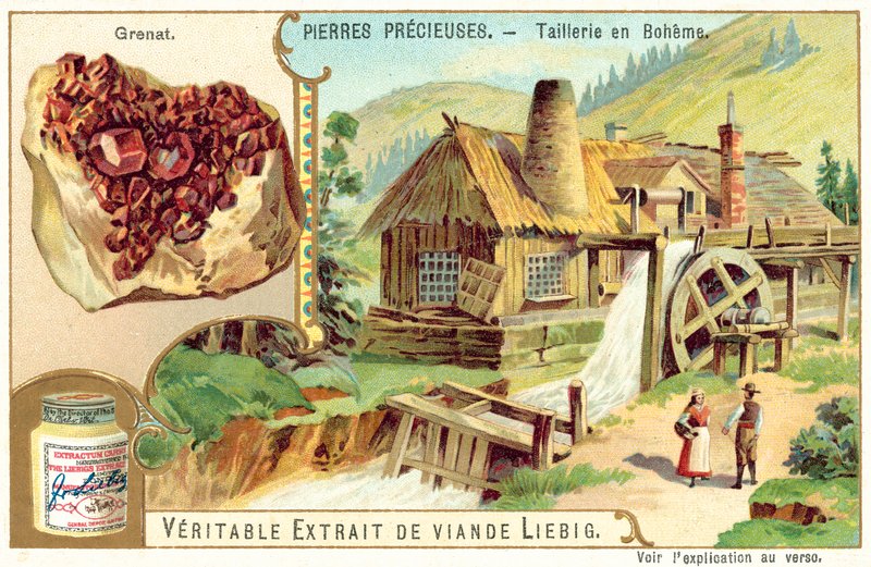 Edelsteenslijperijen in Bohemen door European School