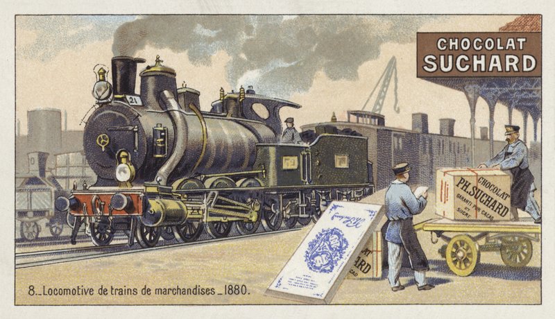 Goederenlocomotief, 1880 door European School