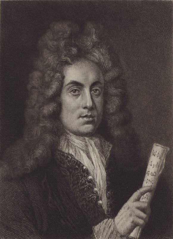 Henry Purcell (gravure) door European School