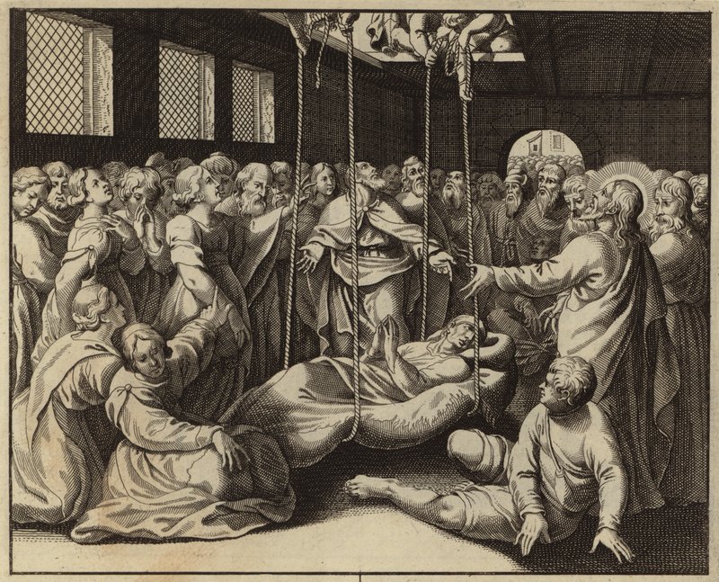 Jezus Christus geneest een verlamde man door European School