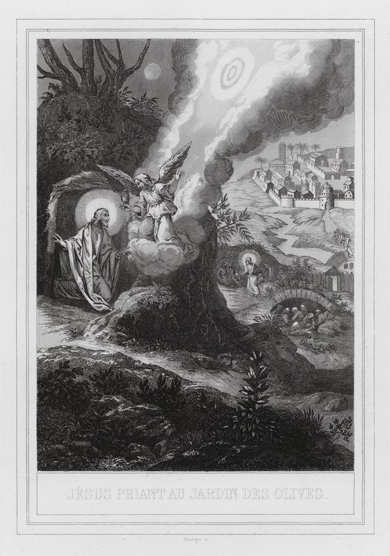 Jezus Biddend in de Tuin van Olijven door European School