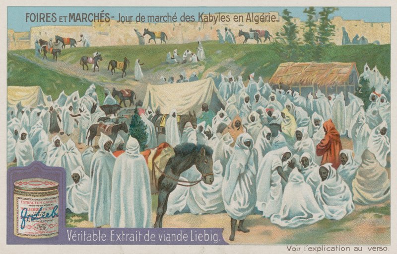 Kabyle marktdag in Algerije door European School