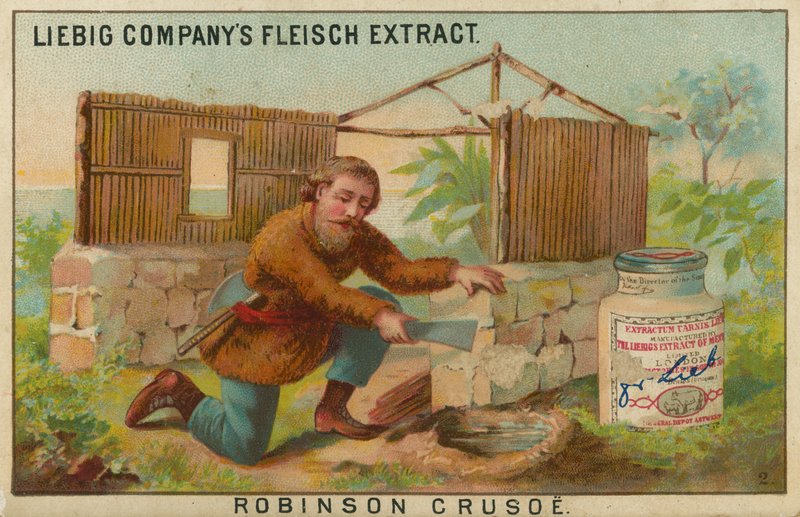Robinson Crusoe, Bouw van de Hut door European School
