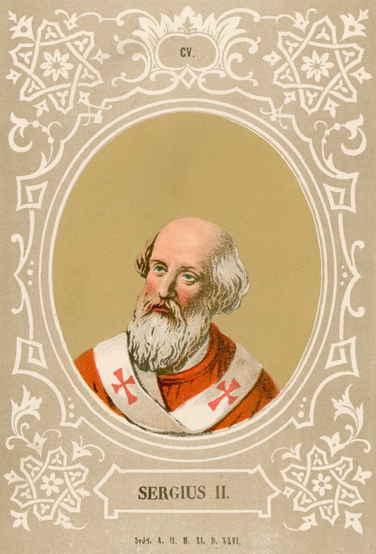 Sergius II door European School