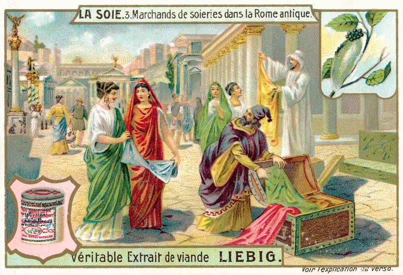 Zijdehandelaren in het oude Rome door European School