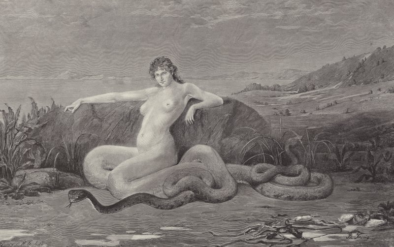 Sirene (gravure) door European School