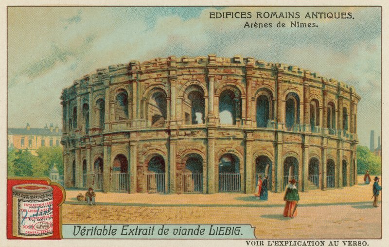 Het amfitheater in Nîmes door European School