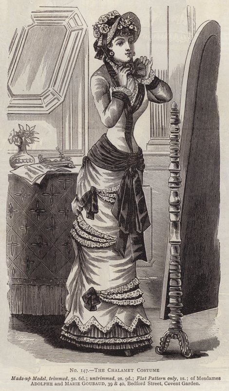 Het Chalamet Kostuum (gravure) door European School