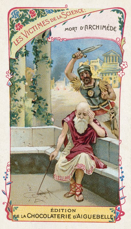 De dood van Archimedes, ca. 212 v.Chr. door European School