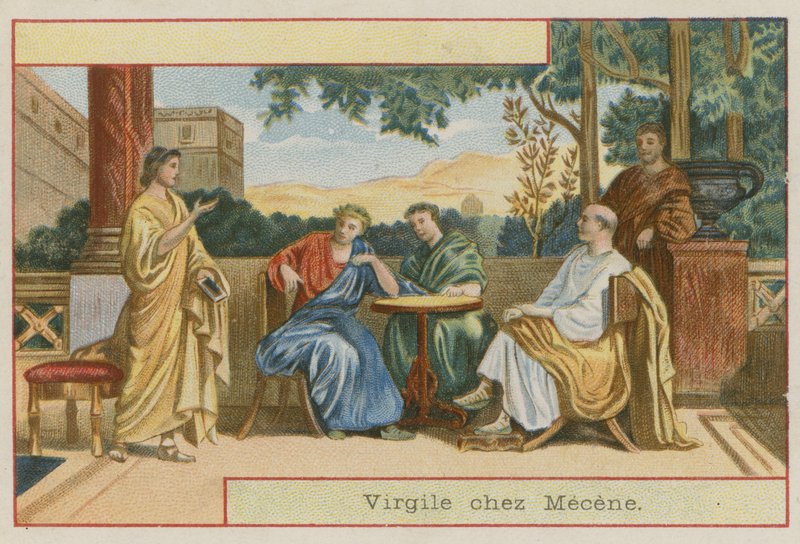Vergilius bezoekt Gaius Maecenas door European School