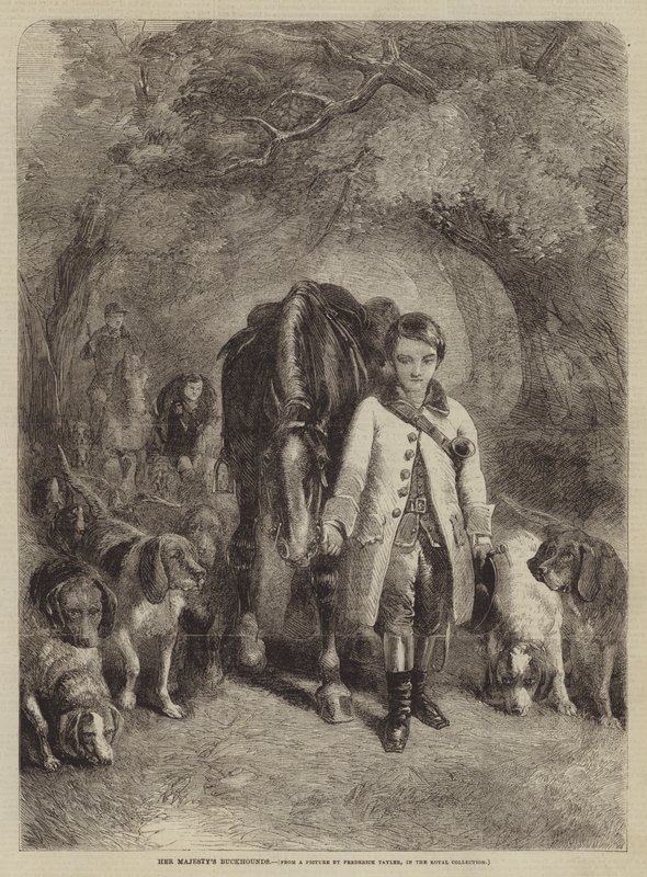 Hare Majesteits Jachthonden door F. Tayler