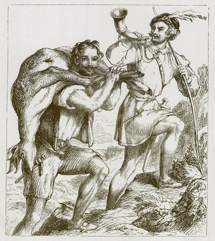 Robin Hood en Kleine Jan door F. Tayler