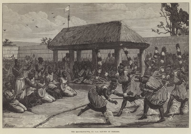 De Logunkayau-wa, of Staartdansers van Dahomey door Felix Regamey