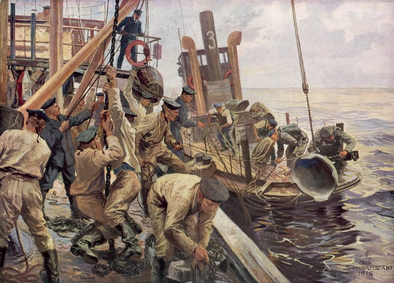 Mijnenlegger door Felix Schwormstadt