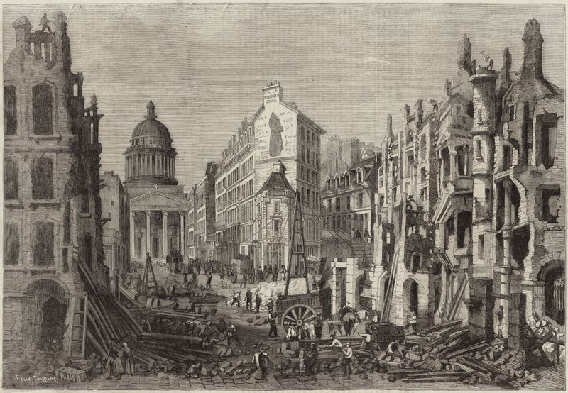 Sloopwerken in Parijs door Felix Thorigny
