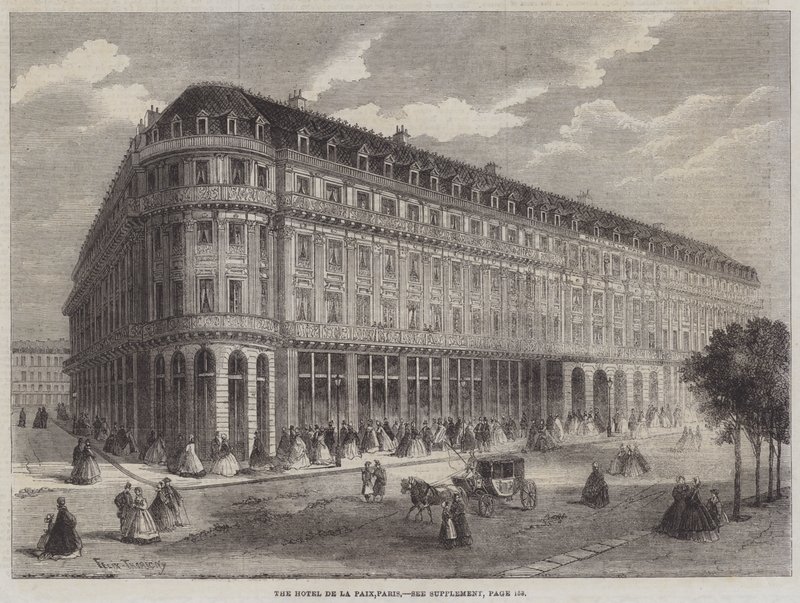 Het Hotel de la Paix, Parijs door Felix Thorigny