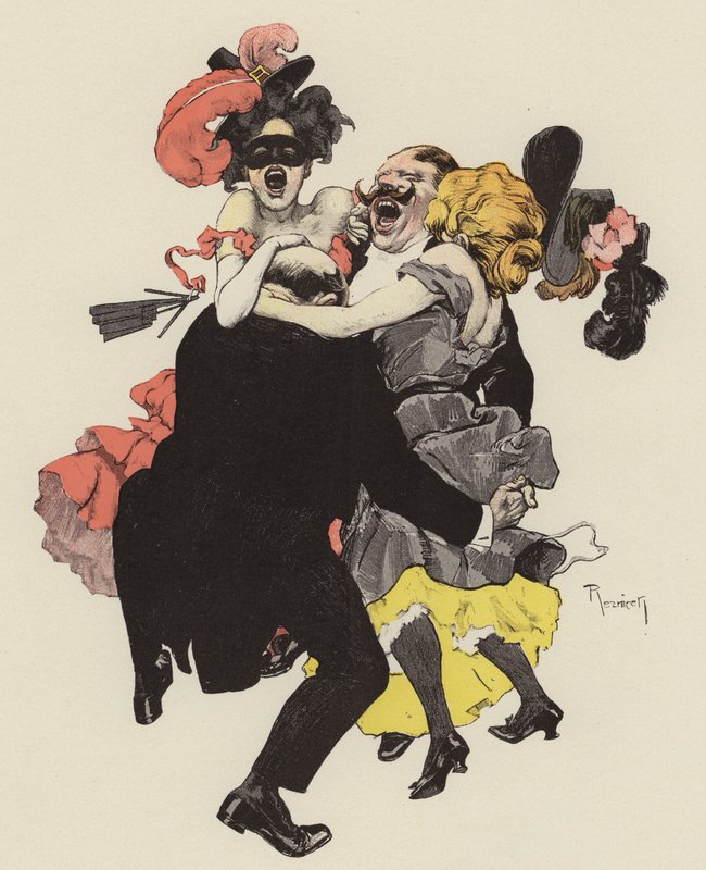Karneval door Ferdinand von Reznicek