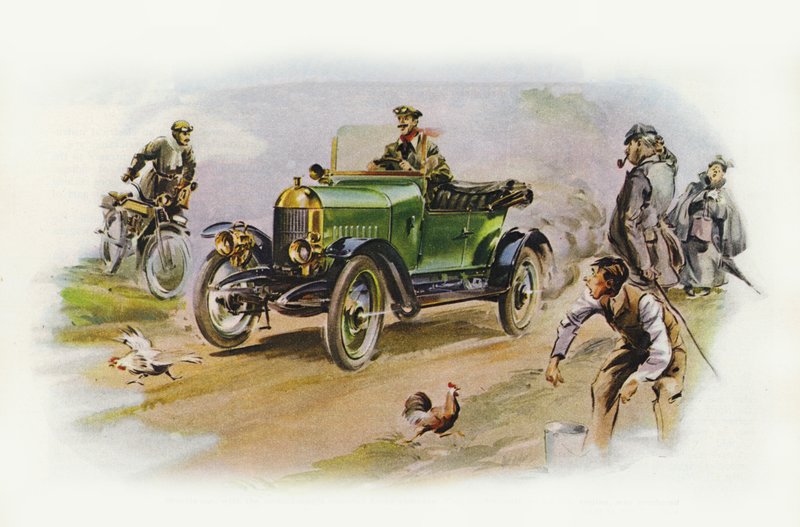 Morris Oxford 10pk (kleurenlitho) door Ferdinando Tacconi