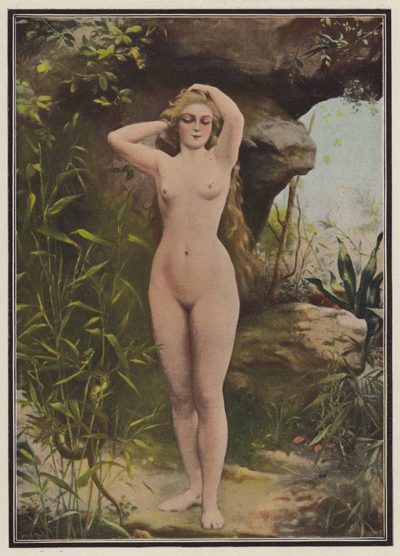 Eva door Fernand Lematte