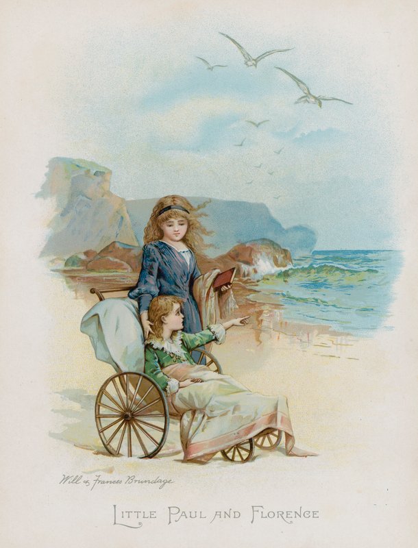 Kleine Paul en Florence door Frances Brundage