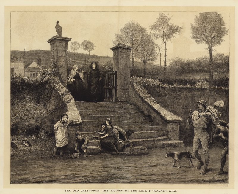 De oude poort door Francis S. Walker