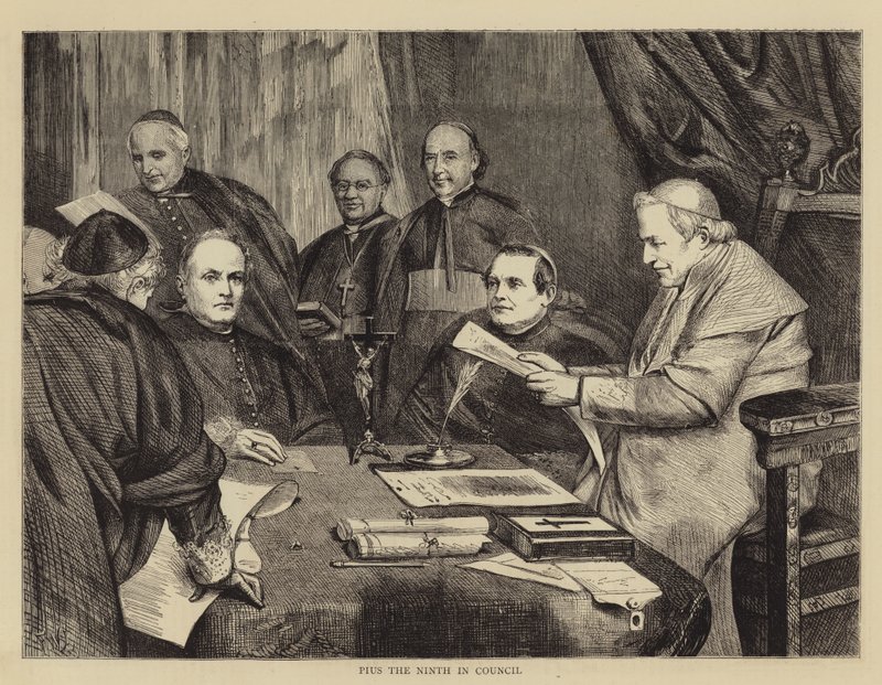 Pius de Negende in Raad door Francis Wilfred Lawson