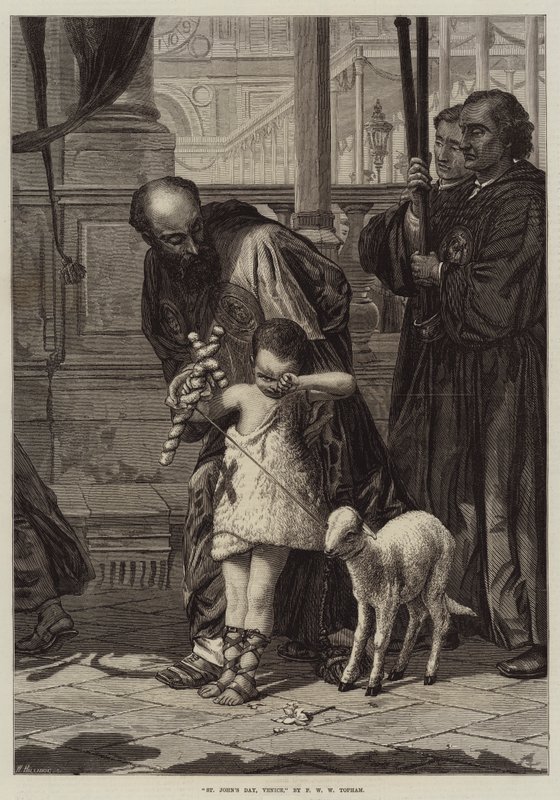 Sint-Jansdag, Venetië door Francis William Topham