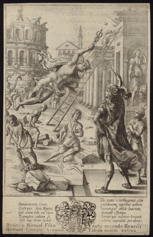 Aeneas en Mercurius door Francis Cleyn