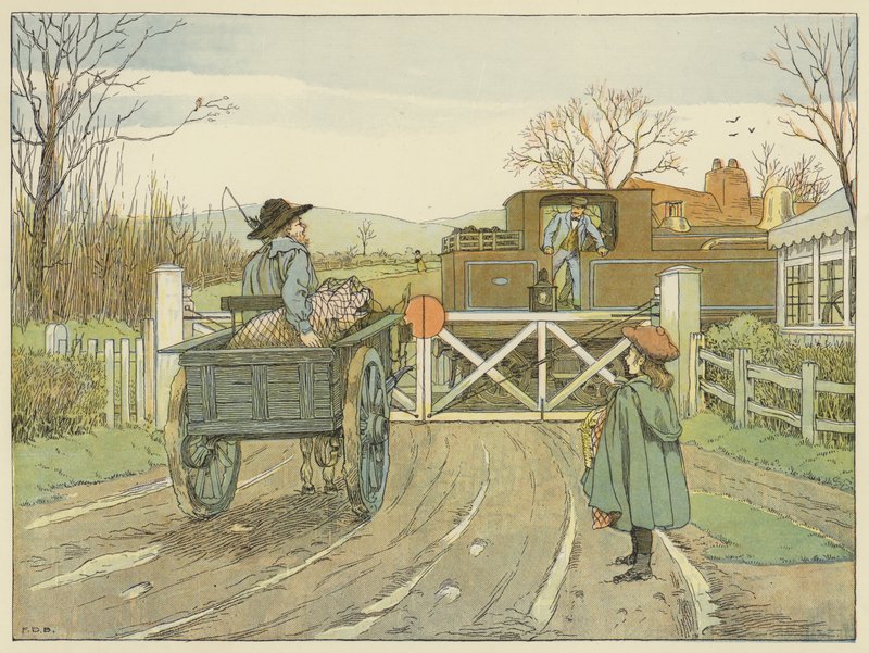 Machinist (kleurenlitho) door Francis Donkin Bedford