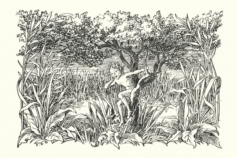 Vrolijk Engeland: Robin Goodfellow (litho) door Francis Donkin Bedford