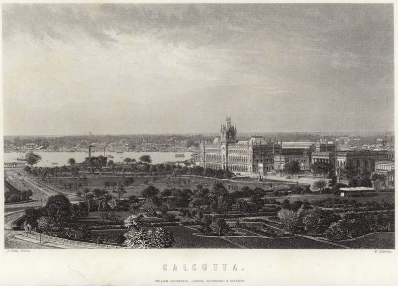 Calcutta in West-Bengalen door Francis Frith