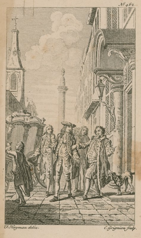 Guildhall Yard, Londen door Francis Hayman