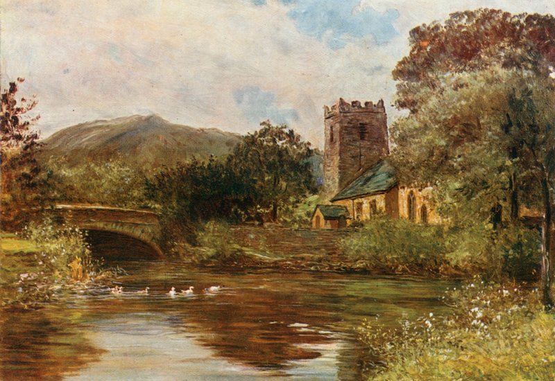Grasmere Kerk door Francis S. Walker