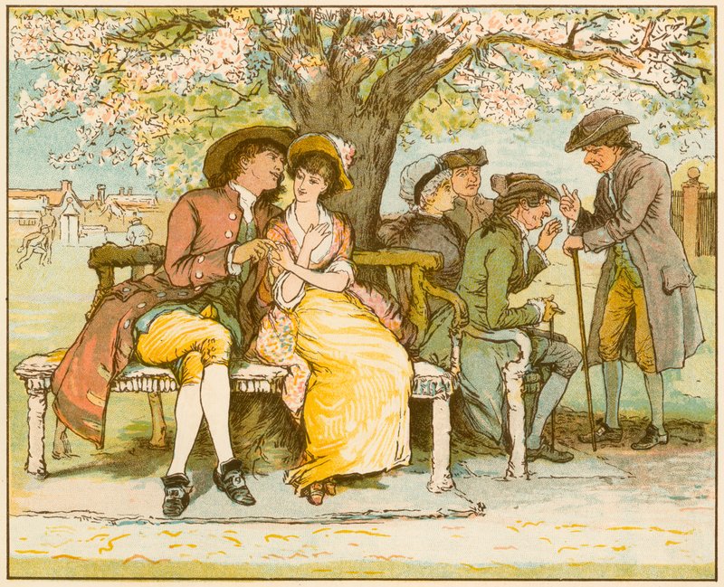 Het Verlaten Dorp door Oliver Goldsmith door Francis S. Walker