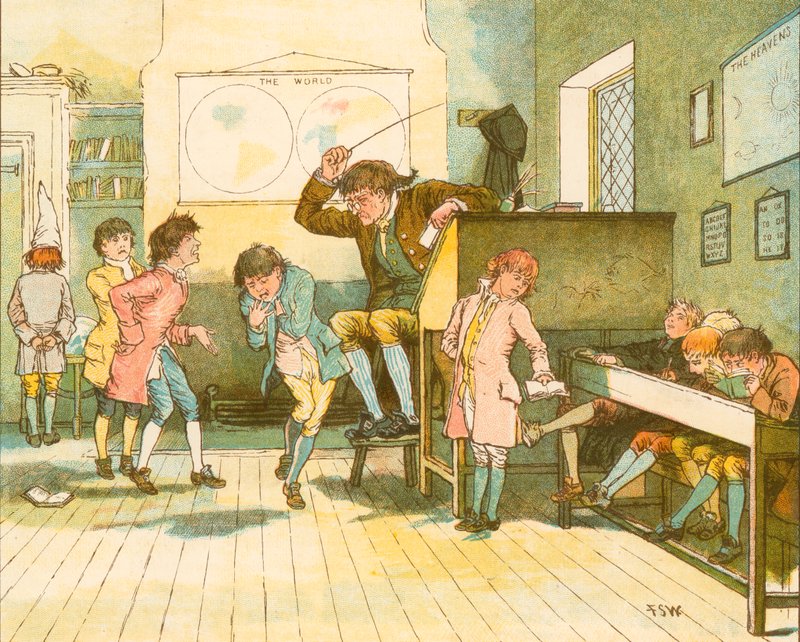 Het verlaten dorp door Oliver Goldsmith door Francis S. Walker