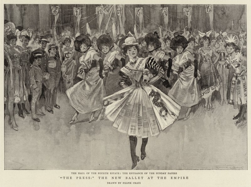 De Pers, het Nieuwe Ballet in het Empire door Frank Craig