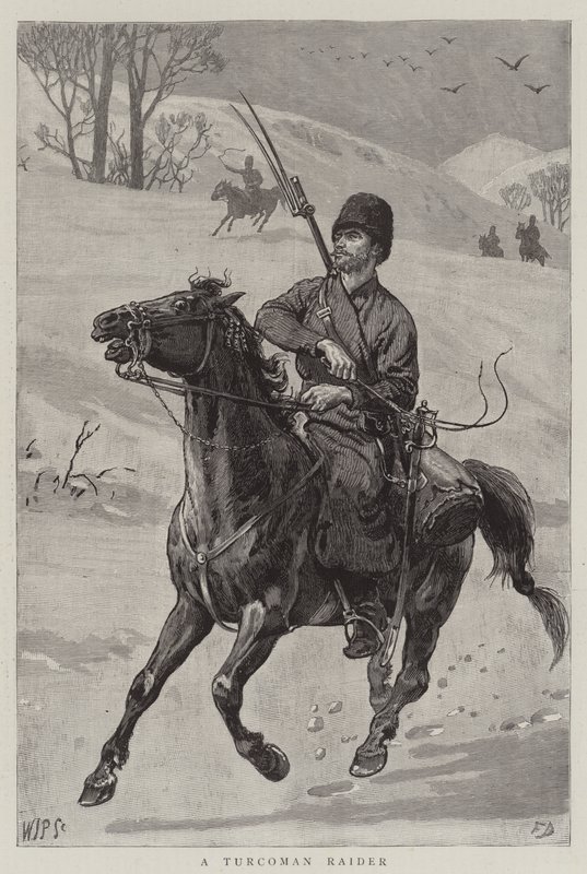Een Turcoman-rover door Frank Dadd