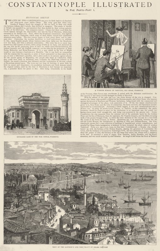 Constantinopel Geïllustreerd door Frank Dadd