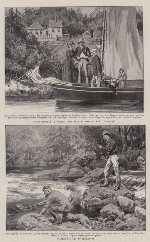 Landbouw en sport in Newfoundland door Frank Dadd