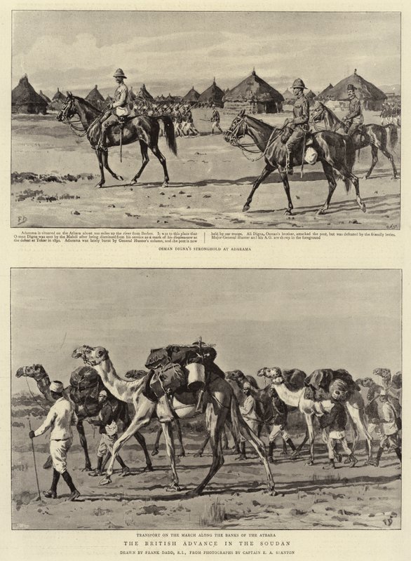 De Britse opmars in de Soedan door Frank Dadd
