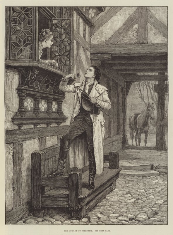 De Ochtend van Sint Valentijn door Frank Dadd