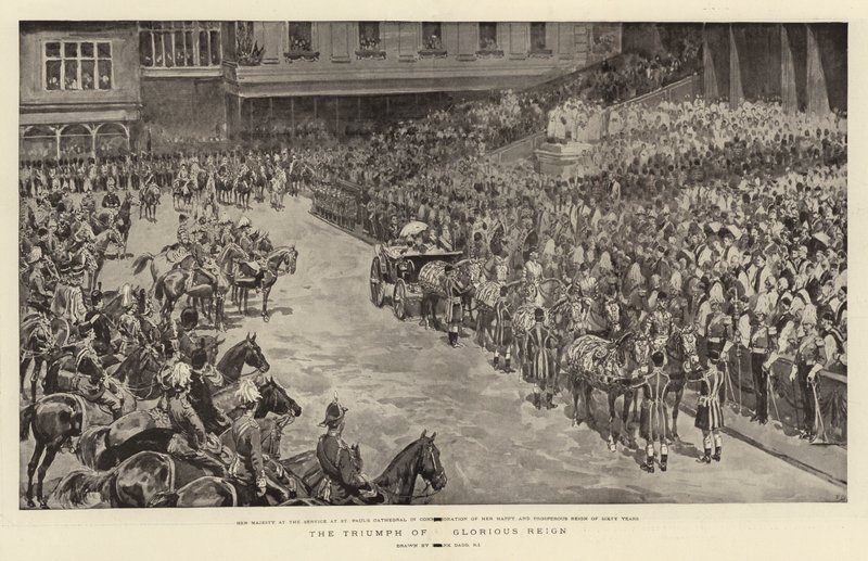 De triomf van de glorieuze heerschappij door Frank Dadd