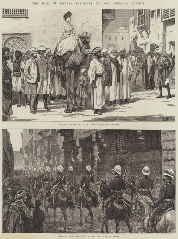 De oorlog in Egypte door Frank Dadd