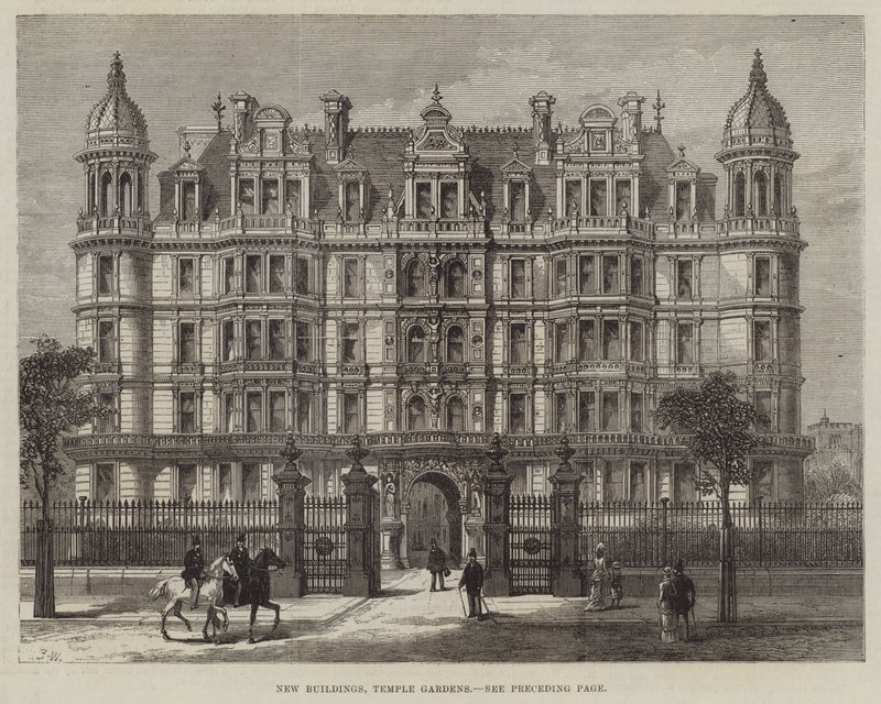 Nieuwe Gebouwen, Temple Gardens door Frank Watkins