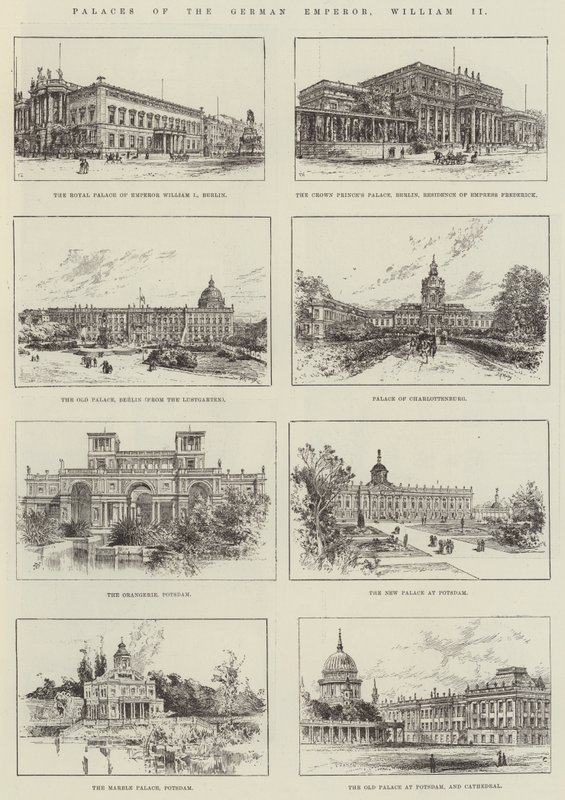 Paleizen van de Duitse keizer, Wilhelm II door Frank Watkins