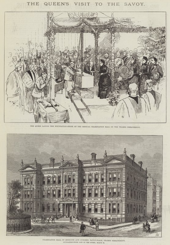 Het bezoek van de koningin aan de Savoye door Frank Watkins
