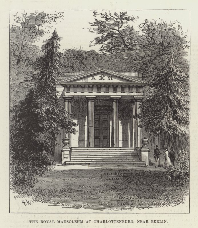 Het Koninklijk Mausoleum in Charlottenburg, nabij Berlijn door Frank Watkins