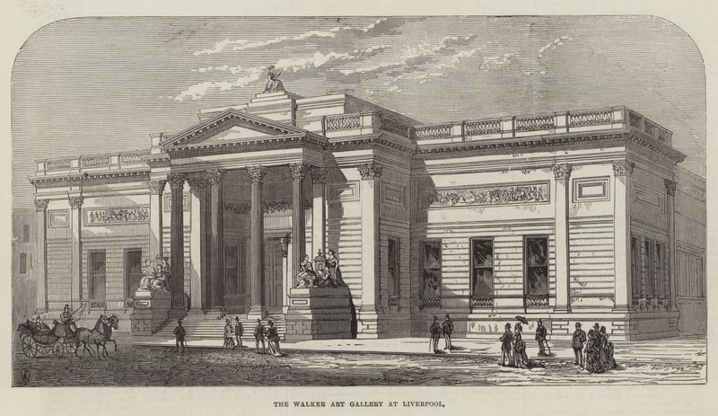De Walker Art Gallery in Liverpool door Frank Watkins