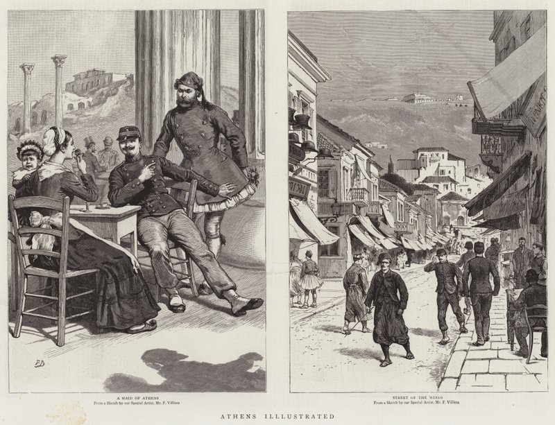 Athene Geïllustreerd door Frank Dadd