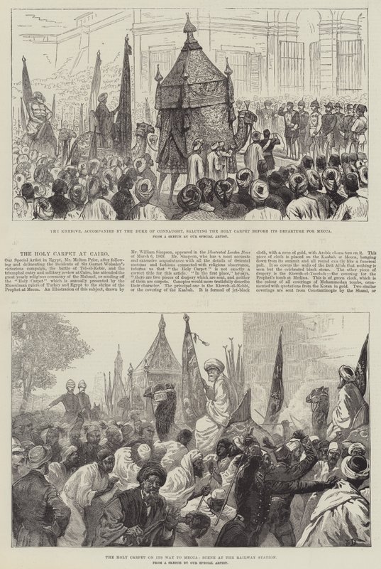 Het Heilige Tapijt in Caïro door Frank Dadd